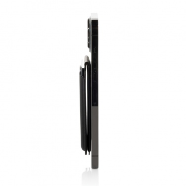 Logotrade promotional items photo of: Magstand RCS recycled PU magnetic phone wallet with stand