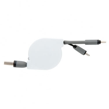 Logotrade promotional merchandise picture of: 3-in-1 retractable cable