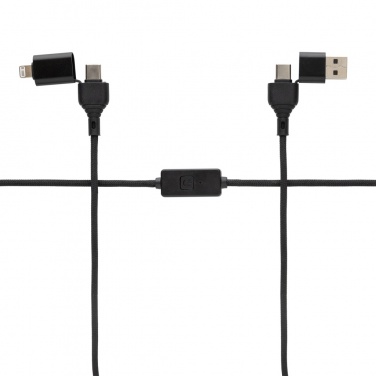Logotrade business gifts photo of: Datalock RCS recycled 60W hacking protection cable