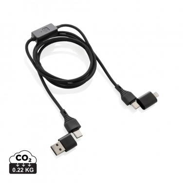 Logo trade promotional product photo of: Datalock RCS recycled 60W hacking protection cable