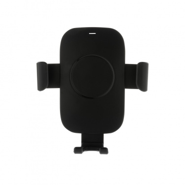 Logotrade corporate gift image of: RCS recycled plastic 10W wireless charging car holder