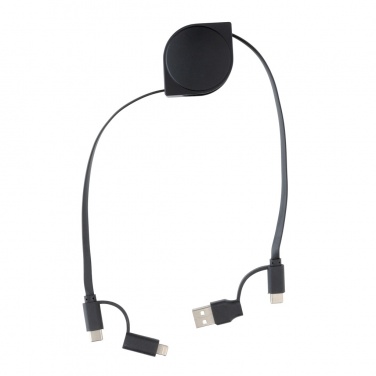 Logotrade business gifts photo of: RCS standard recycled plastic and TPE 6-in-1 cable