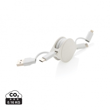 Logotrade promotional giveaways photo of: RCS standard recycled plastic and TPE 6-in-1 cable