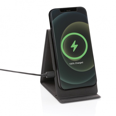 Logotrade promotional product image of: Artic Magnetic 10W wireless charging phone stand