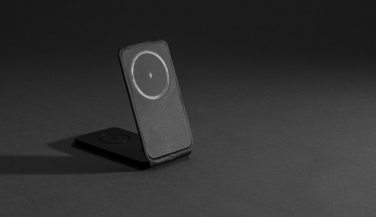 Logotrade promotional merchandise photo of: Swiss Peak RCS rPU 15W  3-in-1 magnetic wireless charger
