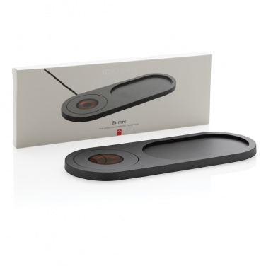 Logotrade advertising products photo of: Encore 10W wireless charging valet tray