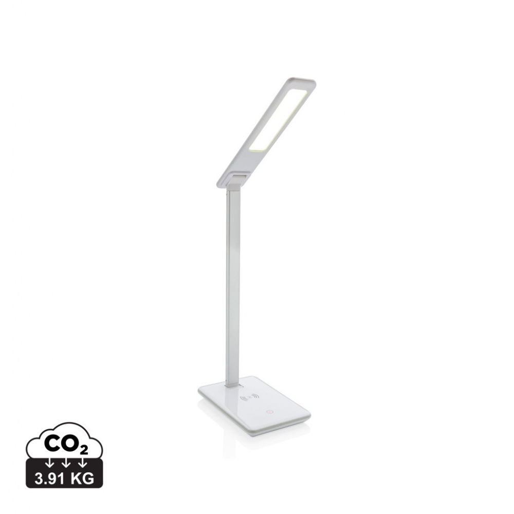 Logo trade business gifts image of: 5W Wireless Charging Desk Lamp