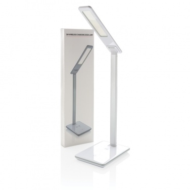 Logotrade promotional merchandise photo of: 5W Wireless Charging Desk Lamp