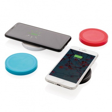 Logotrade promotional merchandise picture of: 5W wireless charging pad round