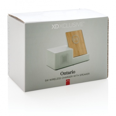 Logotrade promotional giveaway picture of: Ontario 5W wireless charger with speaker