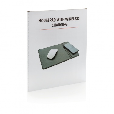 Logo trade promotional giveaway photo of: Mousepad with 5W wireless charging
