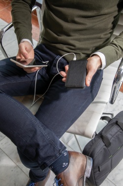 Logo trade promotional item photo of: Tusca 10.000 mAh PU powerbank