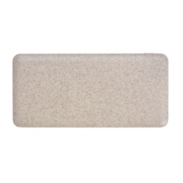 Logo trade advertising product photo of: 10.000 mah wheat straw powerbank