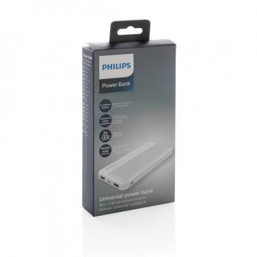 Logotrade advertising product image of: Philips 10.000 mAh slim powerbank