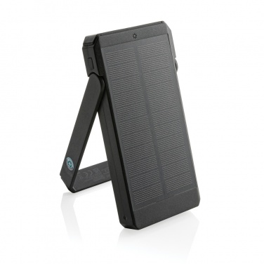 Logo trade corporate gift photo of: Skywave RCS recycled plastic solar powerbank 10000 mAh