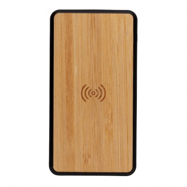 Logotrade promotional gift image of: RCS recycled plastic 8000 mAh Wireless Powerbank