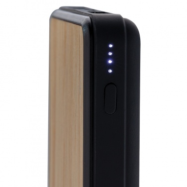 Logo trade promotional merchandise picture of: RCS recycled plastic 8000 mAh Wireless Powerbank