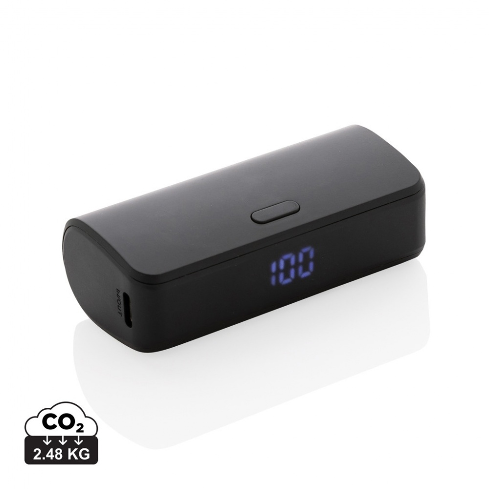 Logotrade promotional merchandise image of: FlashCharge RCS rplastic 5000 mah fast charge powerbank