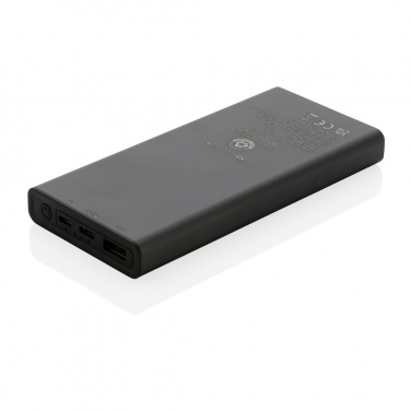 Logotrade advertising product picture of: Terra RCS recycled 18W aluminium powerbank 10.000 mAh