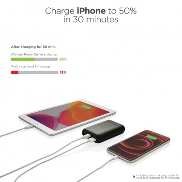 Logotrade promotional products photo of: Urban Vitamin Alameda 10.000 mAh 18W PD powerbank