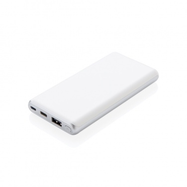 Logo trade promotional giveaways image of: Ultra fast 10.000 mAh powerbank with PD