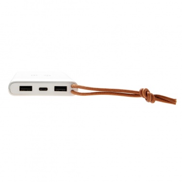 Logo trade promotional product photo of: Aria 8.000 mAh 5W wireless charging powerbank