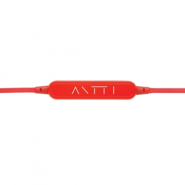 Logo trade advertising products image of: Wireless earbuds in pouch