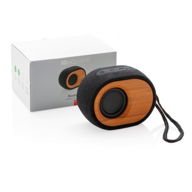 Logo trade promotional item photo of: Bamboo X  speaker