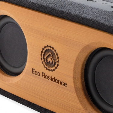 Logotrade promotional gift picture of: Bamboo X double speaker