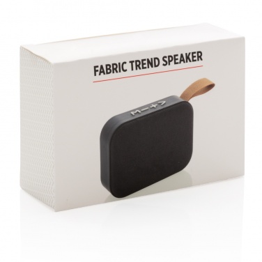 Logo trade corporate gifts image of: Fabric trend speaker