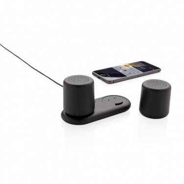 Logotrade promotional gift picture of: Double induction charging speaker