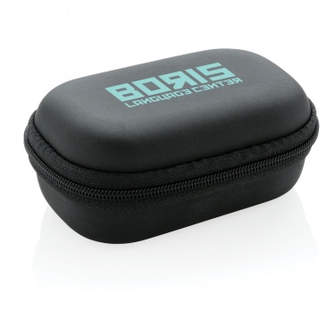 Logo trade corporate gift photo of: TWS sport earbuds in charging case