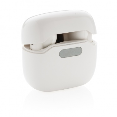 Logotrade promotional item image of: TWS earbuds in UV-C sterilising charging case