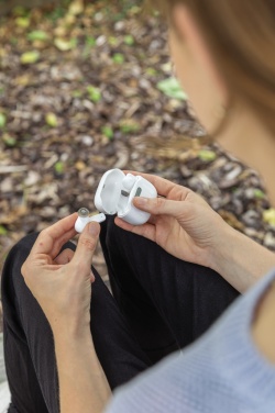 Logotrade promotional giveaway picture of: TWS earbuds in UV-C sterilising charging case