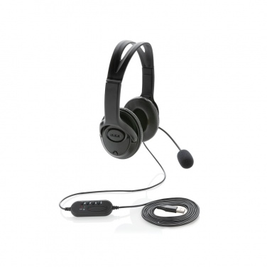 Logotrade promotional giveaways photo of: Over ear wired work headset