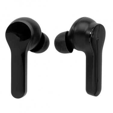 Logotrade advertising products photo of: Light up logo TWS earbuds in charging case