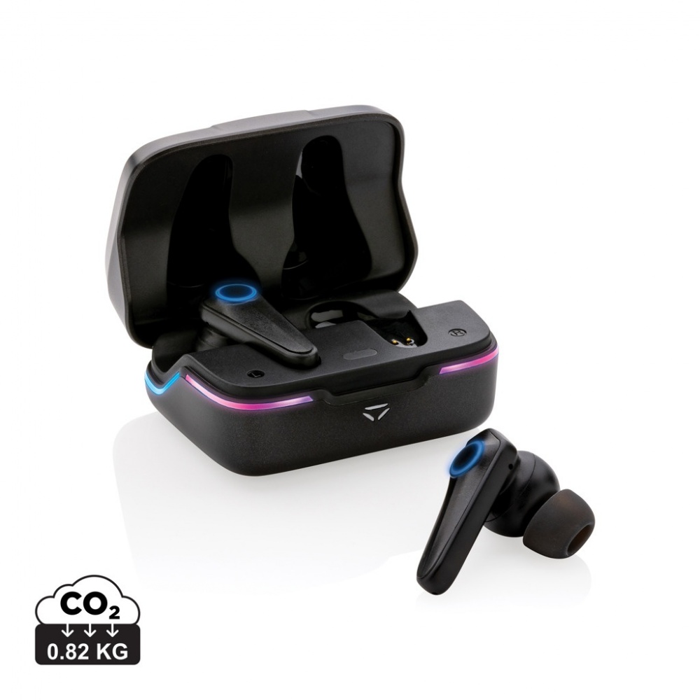 Logo trade corporate gift photo of: RGB gaming earbuds with ENC