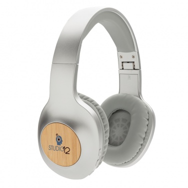 Logotrade business gift image of: Dakota Bamboo wireless headphone