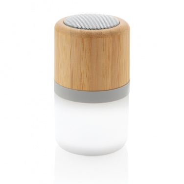 Logotrade promotional giveaways photo of: Bamboo colour changing 3W speaker light