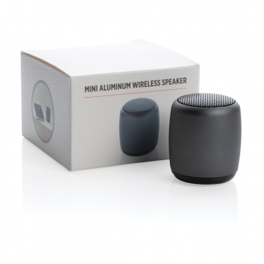 Logotrade corporate gift image of: Mini aluminium wireless speaker