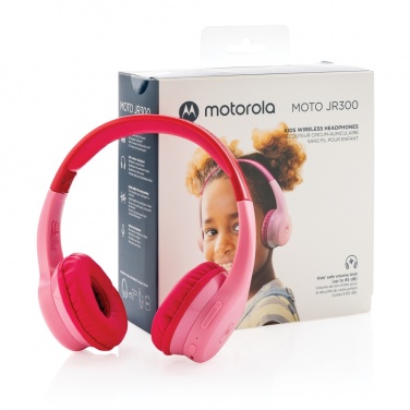 Logo trade promotional products image of: Motorola JR 300 kids wireless safety headphone
