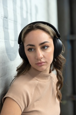 Logotrade promotional merchandise photo of: Urban Vitamin Cupertino RCS rplastic ANC headphone