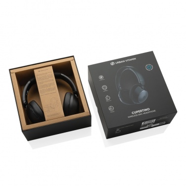 Logotrade promotional giveaway picture of: Urban Vitamin Cupertino RCS rplastic ANC headphone