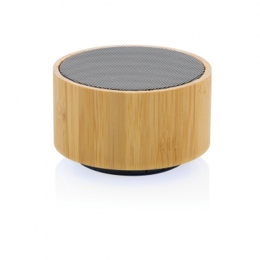 Logotrade promotional gift picture of: RCS recycled plastic and bamboo 3W wireless speaker