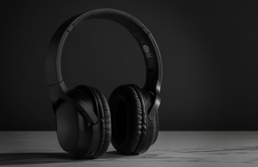 Logotrade promotional giveaway image of: RCS recycled plastic Elite Foldable wireless headphone