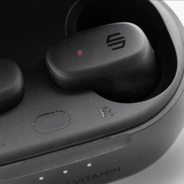 Logo trade promotional products image of: Urban Vitamin Gilroy hybrid ANC and ENC earbuds
