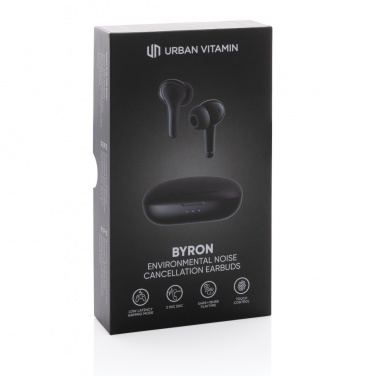 Logo trade promotional products image of: Urban Vitamin Byron ENC earbuds