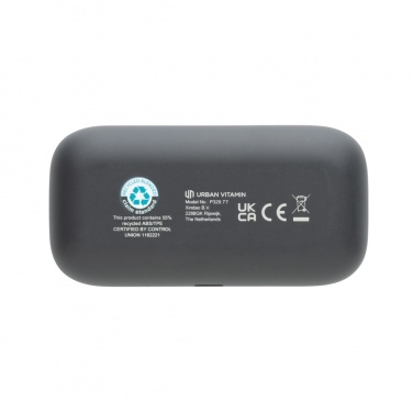 Logo trade promotional products picture of: Urban Vitamin Pacifica RCS rplastic earbuds