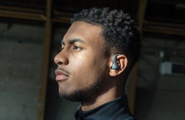 Logotrade promotional item picture of: Urban Vitamin Pacifica RCS rplastic earbuds