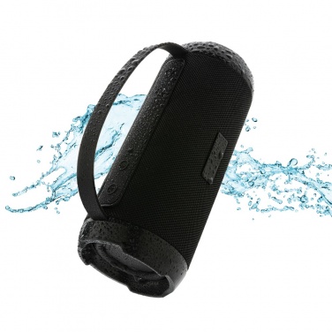 Logotrade promotional merchandise picture of: RCS recycled plastic Soundboom waterproof 6W speaker
